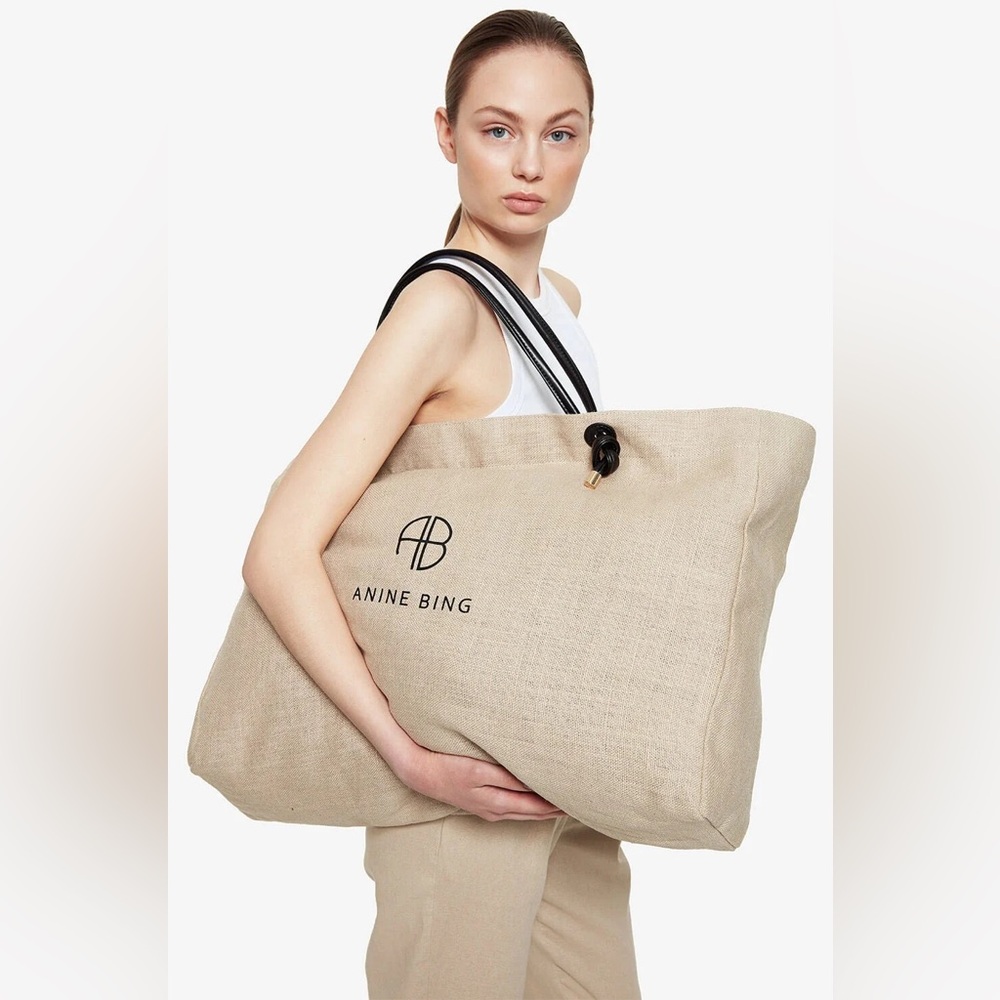 Anine Bing Large Saffron Tote